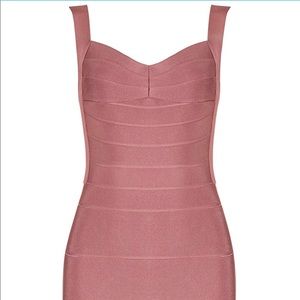 NEW. Mauve bandage Bodycon dress.